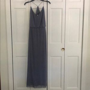 Alfred sung bridesmaid dress in silverstone